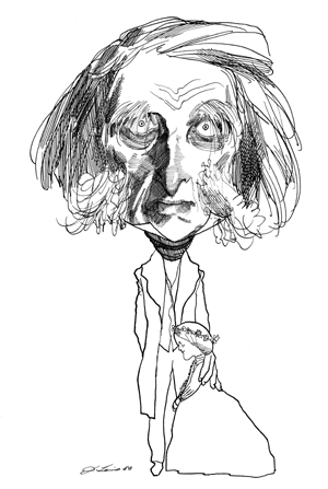 John Ruskin and Rose La Touche by David Levine | The New York Review of ...