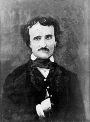 Edgar Allan Poe; portrait by Gabriel Harrison, 1896