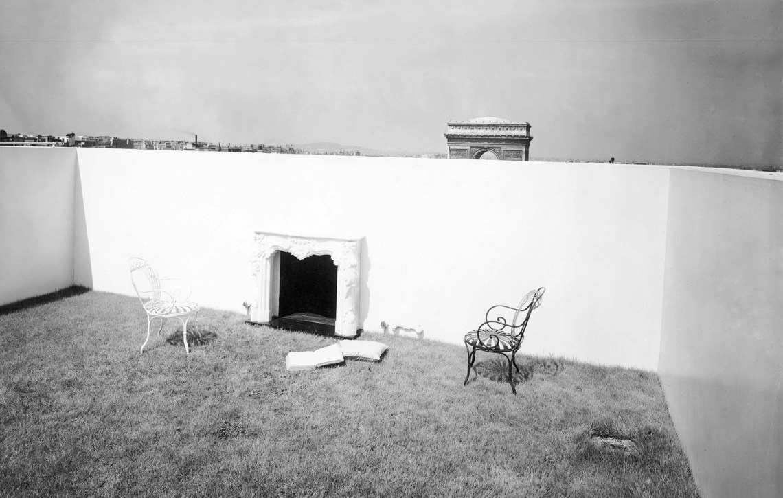 The rooftop of Charles de Beistegui’s penthouse apartment, Paris