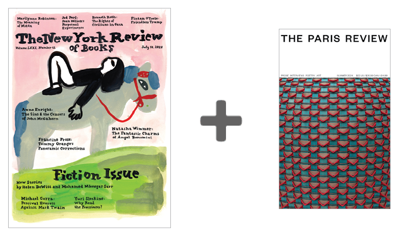 New York Review + Paris Review covers