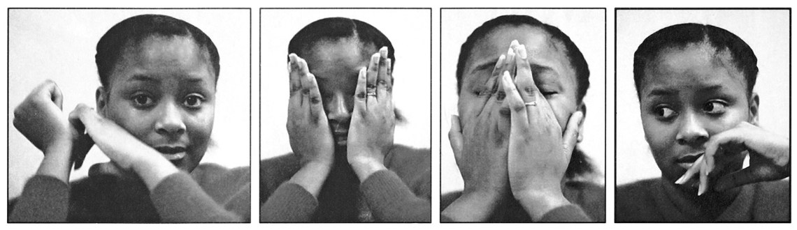 Paula Cooper in a visiting room at Indiana Women’s Prison